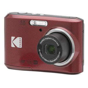 Kodak PIXPRO FZ45-RD 16MP 4X Zoom Compact Digital Camera - Red