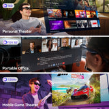 Rokid Max AR Glasses, RA201 Cinema TV Video Gaming Big Screen Augmented Reality