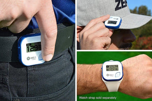 New GOLFBUDDY Voice 2 Se + White Wristband GPS Golf Rangefinder - Bundle