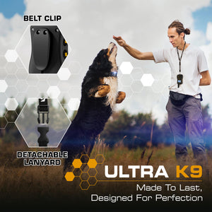 INVIROX Dog Shock Collar Ultra K9 X2 - 124 Training Levels - 4 Powerful Modes - 2 Collars