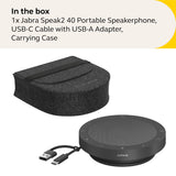 Jabra Speak2 40 Portable Speakerphone Noise-Cancelling Microphone 2740-209 - NEW