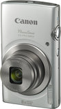 NEW Canon PowerShot ELPH 180 20 MP Digital Camera (Silver) w/ 32GB Accessory Bundle