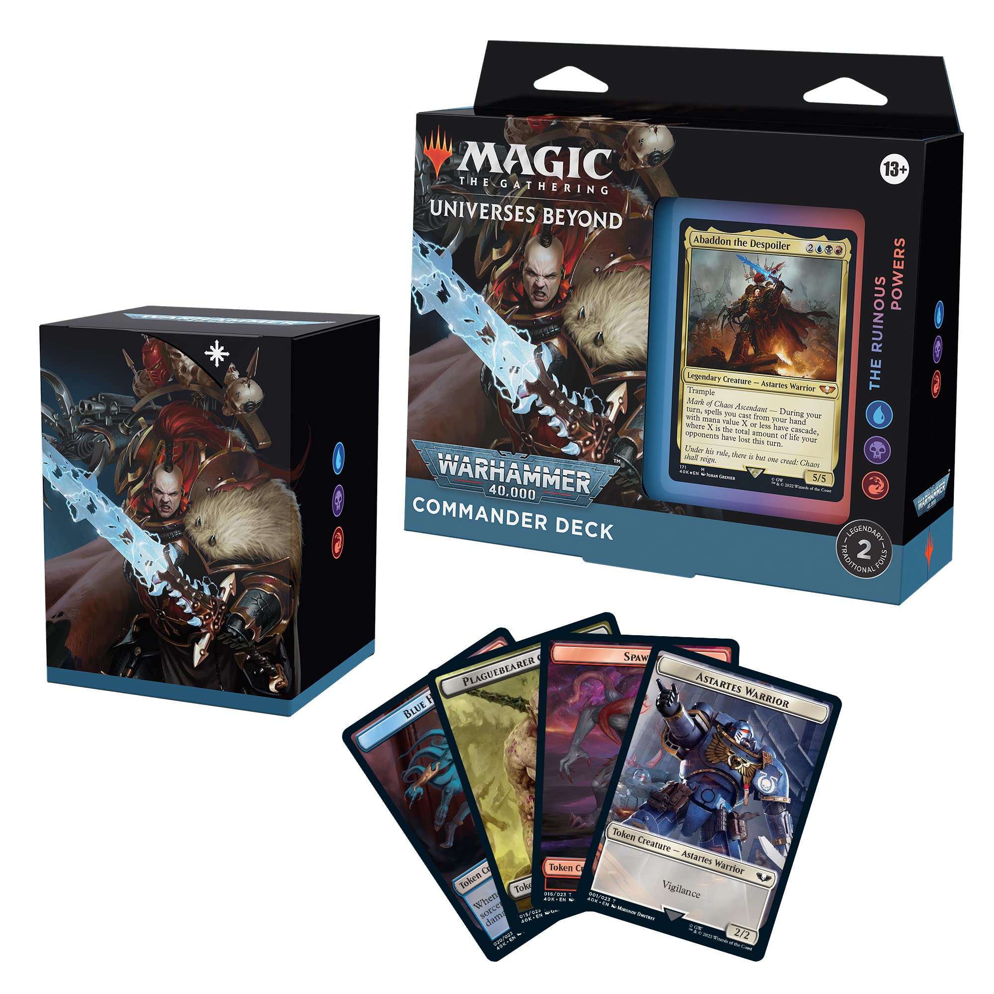 Magic the Gathering Warhammer 40K The Ruinous Powers SEALED Commander Deck