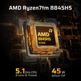 LTC Mini PC AI Ryzen 7 8845HS Radeon 780M 16GB DDR5 1TB PCIe 4.0 SSD Windows