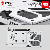 MSI GeForce RTX 5060 Ti 16G Ventus 2X OC White - 16GB GDDR7 (28Gbps/128-bit), PCIe 5, Boost: 2602 MHz, HDMI 2.1b, DisplayPort 2.1b