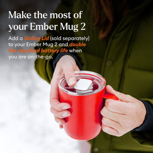 Ember Temperature Control Smart Mug 2 - 14 Oz App-Controlled Heated Cup - Red