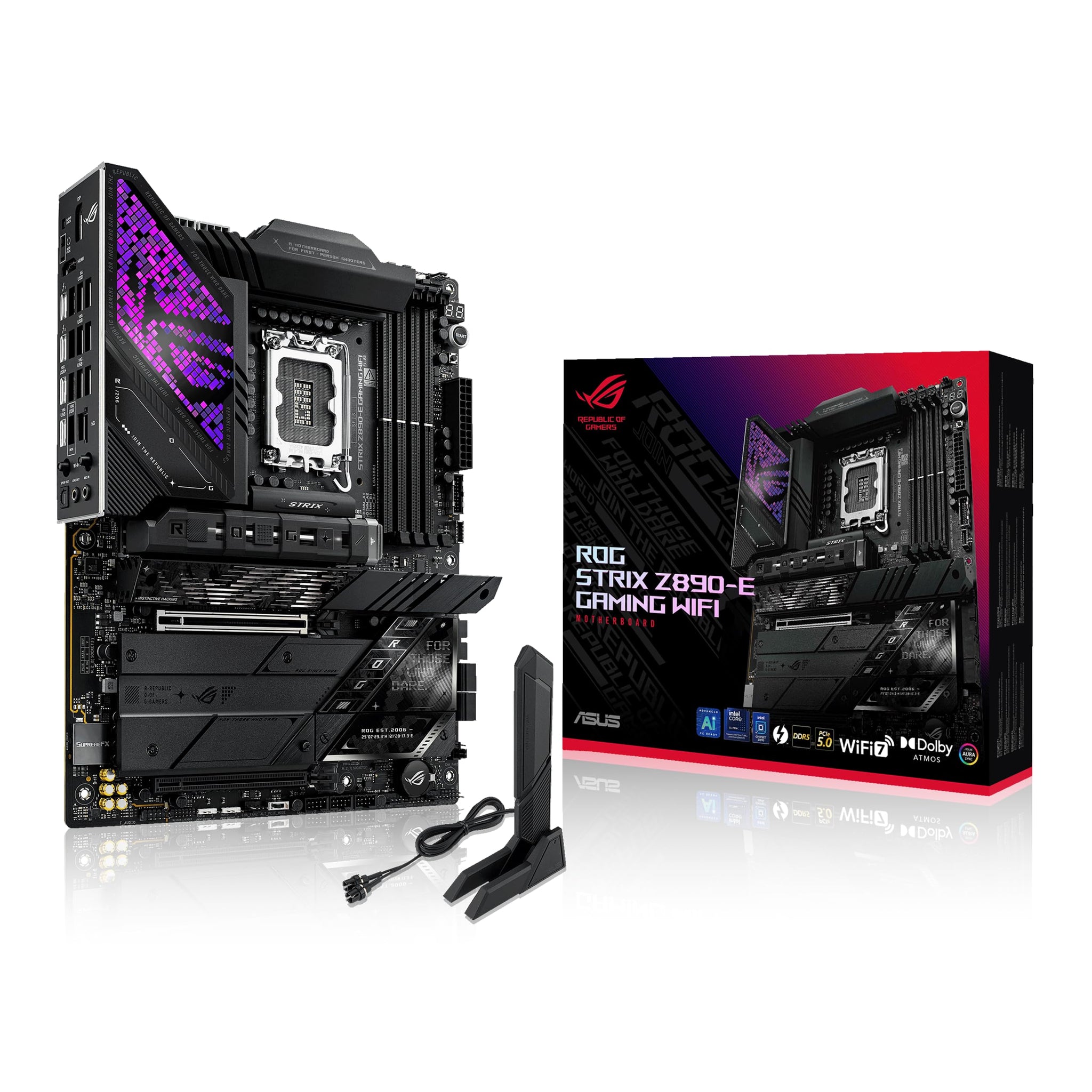 ASUS ROG STRIX Z890-E GAMING WIFI Intel® Z890 LGA 1851 ATX motherboard- NEW