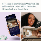 Owlet Dream Duo 2 Smart Baby Monitor w/ Dream Sock Sensor In Dusty Rose Sealed