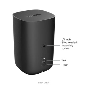 Roku Wireless Speakers (for Roku Streambars or Roku TV),Black 2 Count (Pack of 1)