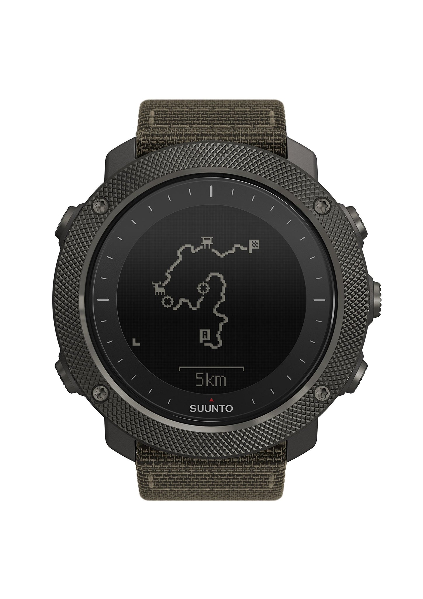 Suunto Men's Traverse Alpha Foliage Outdoor GPS Digital 50mm Watch - SS022292000
