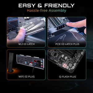 GIGABYTE B850 GAMING WIFI6 AMD AM5 LGA 1718 Motherboard, ATX, DDR5, 3x M.2, PCIe