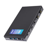 MeLE QuieterDL Dual LAN Fanless Mini PC, N100 4GB 128GB Mini Computer