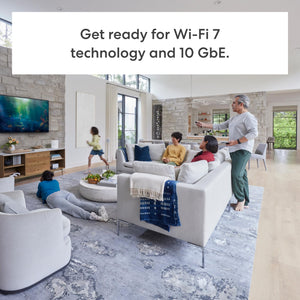 eero Max 7 Tri-Band Mesh Wi-Fi 7 Router - 10 Gbps Ethernet - White