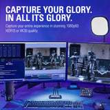 Elgato HD60 X External Capture Card. Stream and record in 1080p60 HDR10 or 4K30