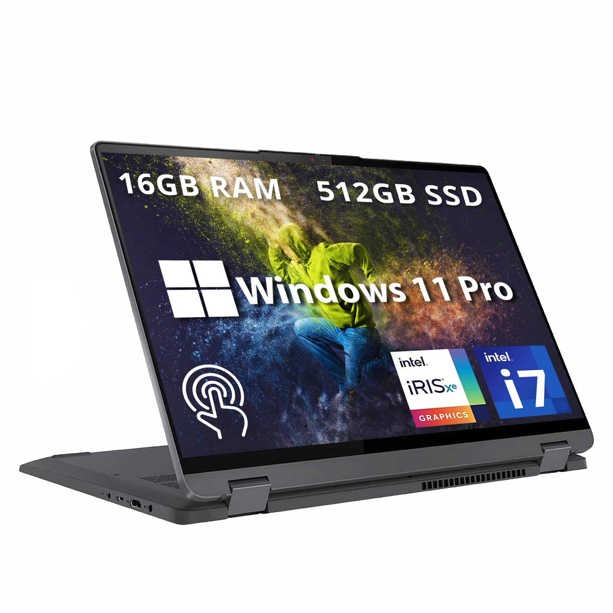 Lenovo IdeaPad Flex 5 16"" 2-in-1  IPS Laptop, i7-1255U - 16GB - 512GB SSD Win 11