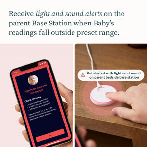 Owlet Dream Duo 2 Smart Baby Monitor w/ Dream Sock Sensor In Dusty Rose Sealed