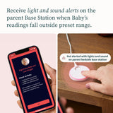 Owlet Dream Duo 2 Smart Baby Monitor w/ Dream Sock Sensor In Dusty Rose Sealed