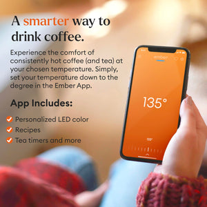 Ember Temperature Control Smart Mug 2 - 14 Oz App-Controlled Heated Cup - Red