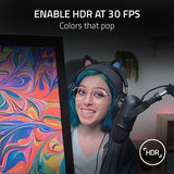Razer Kiyo Pro Webcam Full HD 1080p 60FPS w/ Adaptive Light Sensor for Streaming
