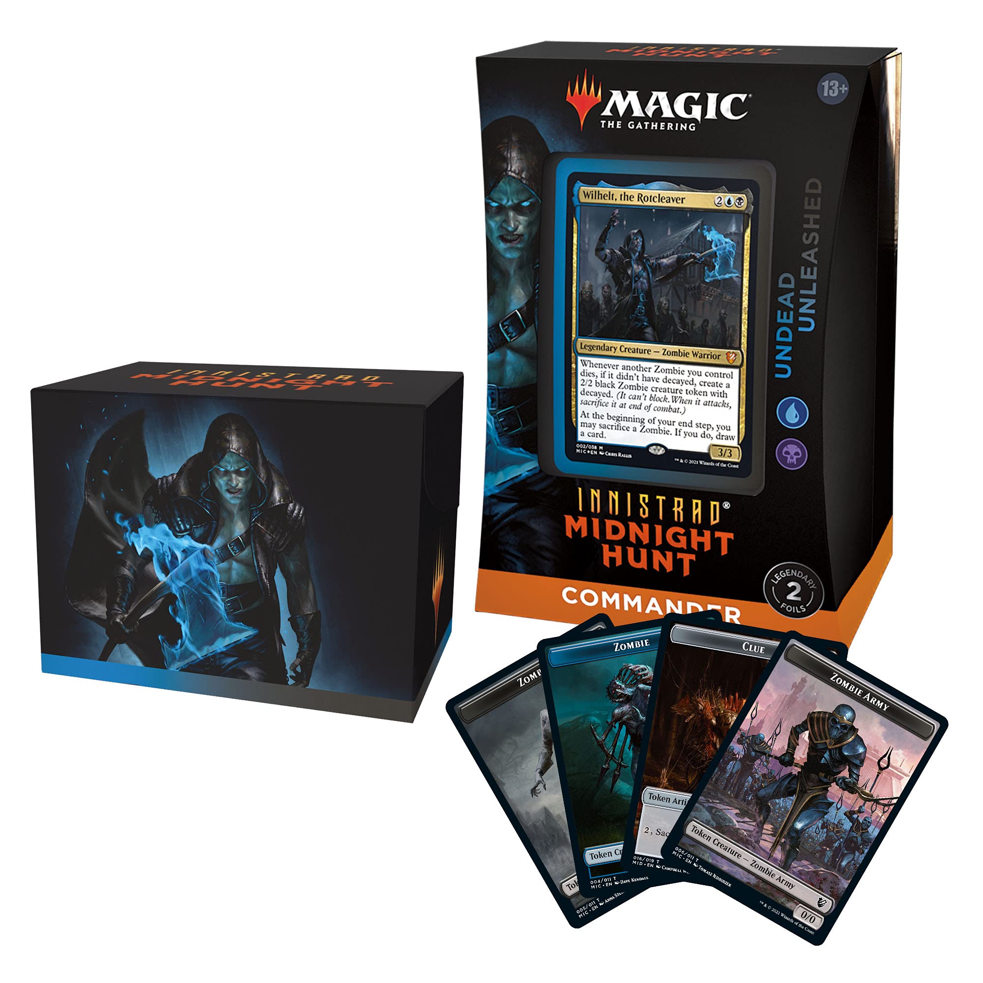 Undead Unleashed - Innistrad Midnight Hunt Commander Deck MTG EDH MID New Sealed