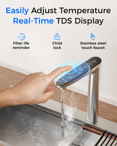 Waterdrop Reverse Osmosis System, Instant Hot Water Dispenser, 600 GPD