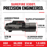 SureFire X300T-A Black — stock product photo