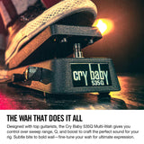 Jim Dunlop 535Q Crybaby Multi Wah Guitar Effects Pedal with Power Supply