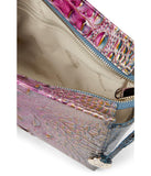BRAHMIN Ombre Melbourne Hillary Violet Quartz Leather Crossbody Handbag