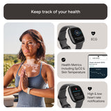 Fitbit Sense 2 FB521BKGB-US Health & Fitness Smartwatch Unisex Aluminum Case
