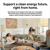 Google Nest 3rd Generation Learning Thermostat T3007ES Stainless Steel - NEW