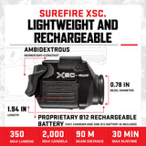 SureFire Weaponlight LED - XSC-Hellcat 350 Lumens 2,000 Candela - Black