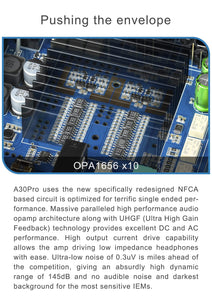 Topping A30 Pro NFCA Headphone Amplifier OPA1656 4PIN XLR 4.4MM 6.35MM Output