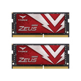 TEAMGROUP T-Force Zeus DDR4 SODIMM 32GB (2x16GB) 3200MHz (PC4-25600) 260 Pin CL22 Laptop Memory Module Ram TTZD432G3200HC22DC-S01