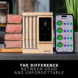 MEATER Pro XL Wireless Smart Meat Thermometer - 4 Multi-Sensor Probes