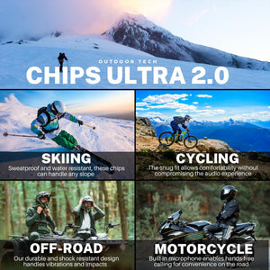 Outdoor Tech Chips Ultra 2.0 True Wireless Snow Audio Helmet Black OT0063-B