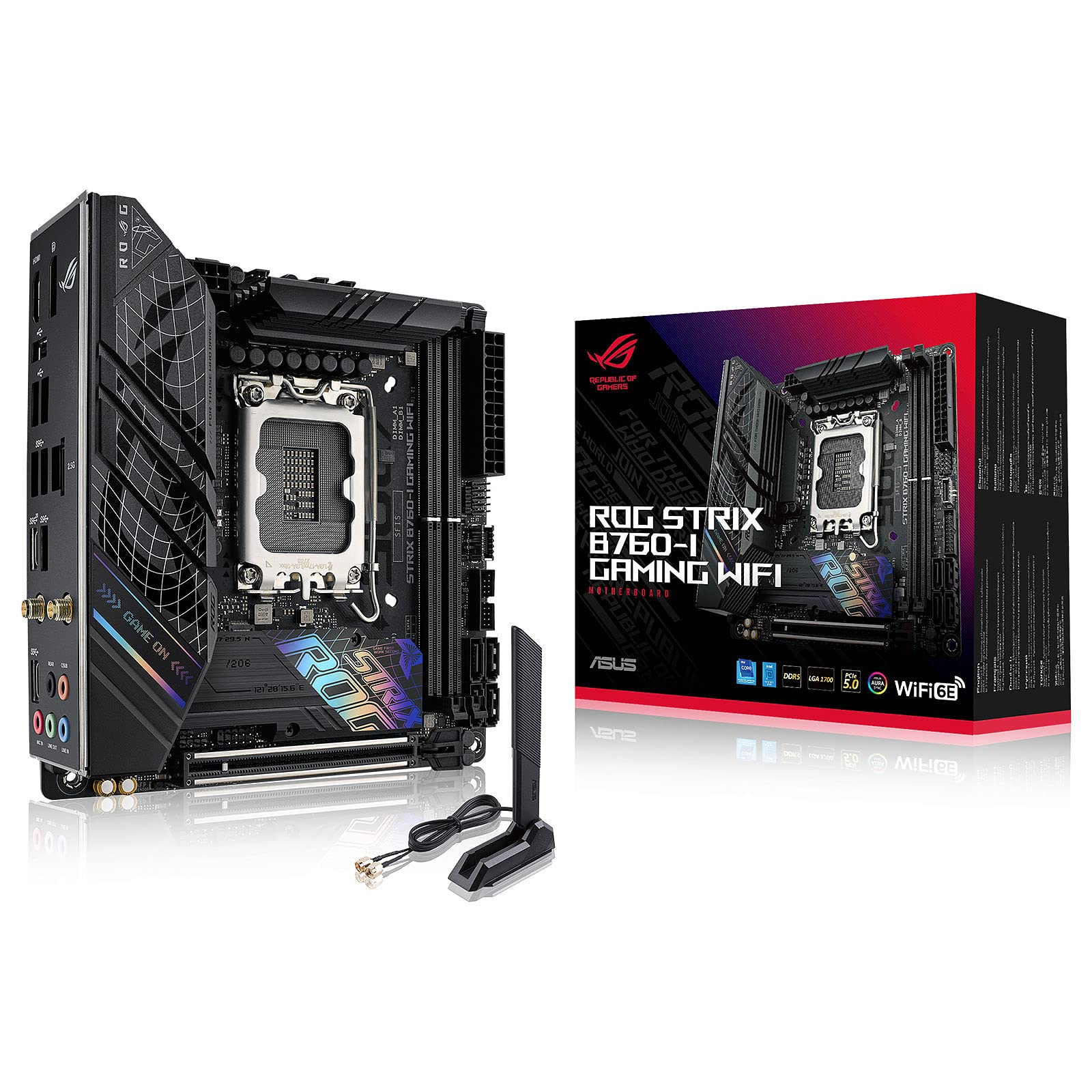 Asus ROG Strix B760-I GAMING WIFI Gaming Desktop Motherboard - Intel B760