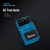 BOSS VB-2W Vibrato | Premium Waza Craft Guitar Effect Pedal with Analog Circuitry | True Reproduction of the Legendary BOSS VB-2 Vibrato | Standard & Custom Playing Modes
