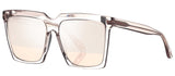 Tom Ford sunglasses Sabrina FT-0764-S 20Z Transparent Crystal / Grey Mirror Lenses