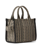 Marc Jacobs The Monogram Jacquard Crossbody Tote Bag Beige Multi - NEW