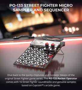 NEW - Teenage Engineering Pocket Operator Street Fighter PO-133 With Packaging