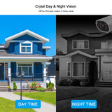 ANRAN 5MP 8CH Outdoor 8 Camera Security System 1080P Night Vision Waterproof 1TB