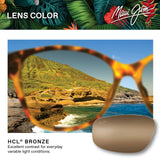 MAUI JIM KAHUNA Copper & HCL Bronze Polarized Sunglasses ~ H162-23 - NEW