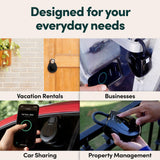 igloohome Keybox 3 Smart Lock Box, Large Key Safe w/Airbnb Sync (iOS/Android) – Remotely Generate Bluetooth-Keys & Pin Codes Without Internet