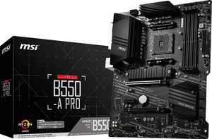 MSI PRO B550-A PRO AM4 AMD B550 SATA 6Gb/s USB 3.0 ATX AMD Motherboard