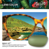 Maui Jim Breakwall HT422-11 Polarized Rimless Sunglasses - Transparent Smoke Grey