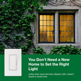 LUTRON MAESTRO LED+ MACL-153M-WH Dimmer Switch White - NEW