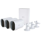 Arlo Pro 4 XL Spotlight Wireless 3 Camera Bundle - Factory Sealed (RFRBSHD)