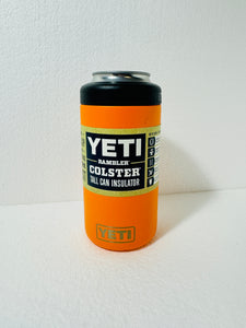 YETI Rambler Colster  16 oz. Tall Can Insulator Cooler - RARE Color KING CRAB (orange)