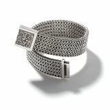 John Hardy Rata Chain 15mm Bracelet in Sterling Silver LG - New with Tags - $995