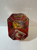 Pokemon TCG: 2015 Legends of Hoenn Power Summer Tin Blaziken EX - SEALED